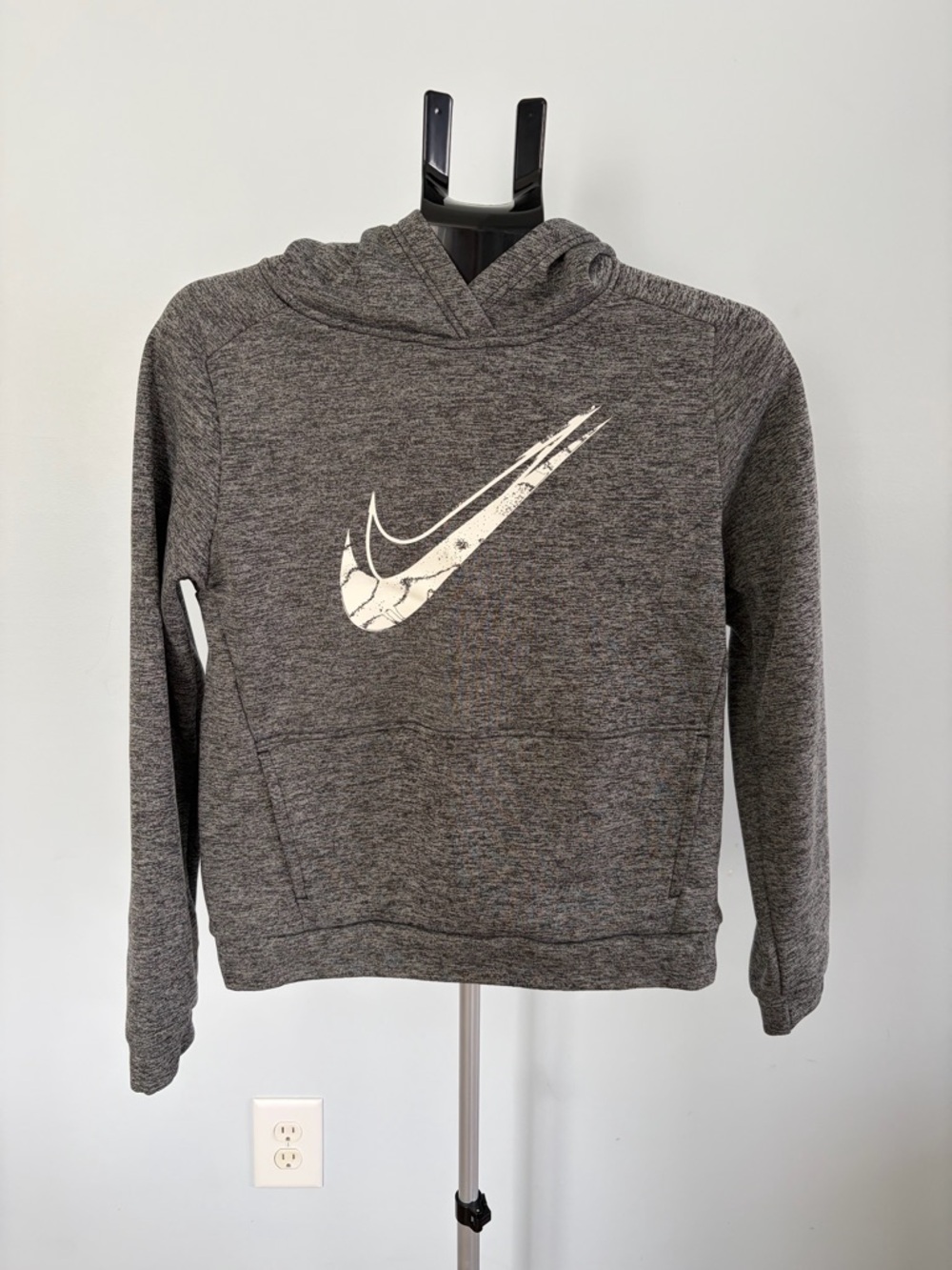 Nike Gray Marled Therma-Fit Hoodie